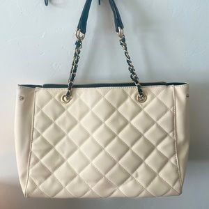 Cream tote